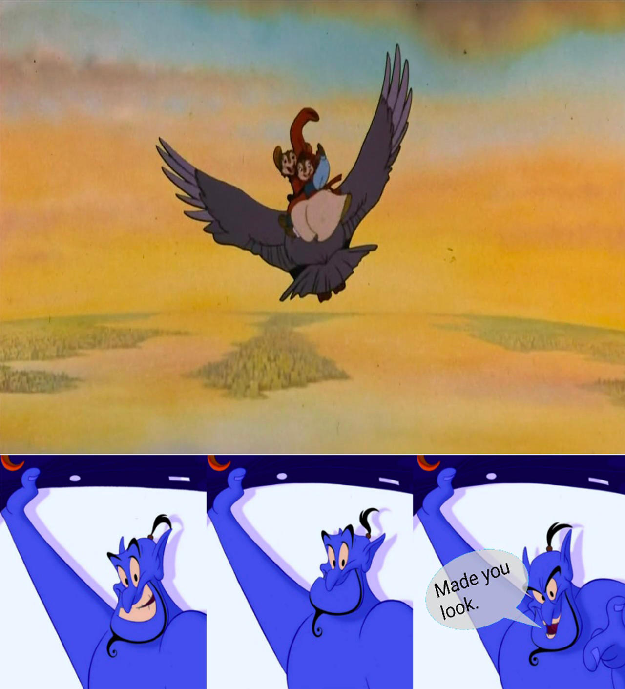 Genie Ending Rocks Genie in AAT ending by MrToonlover83 on DeviantArt