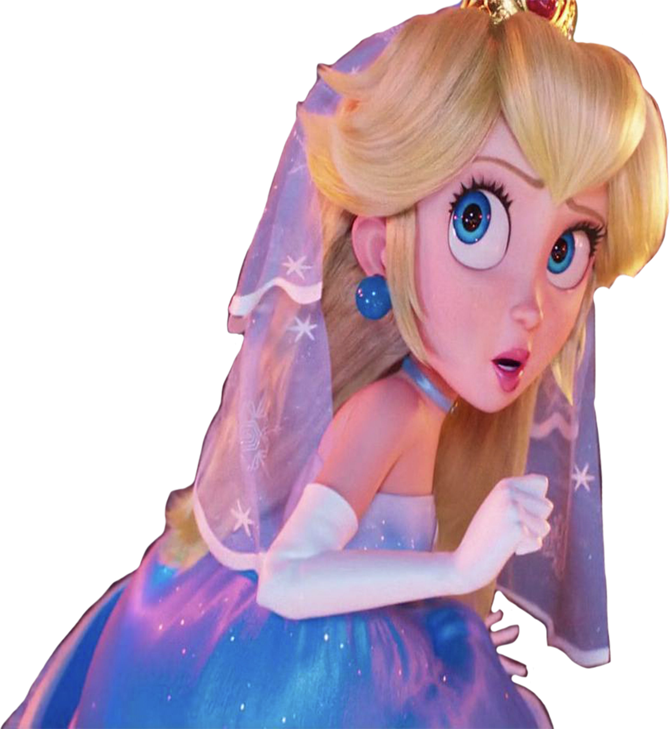 princess peach blue dress movie Princess Peach (The Super Mario Movies)