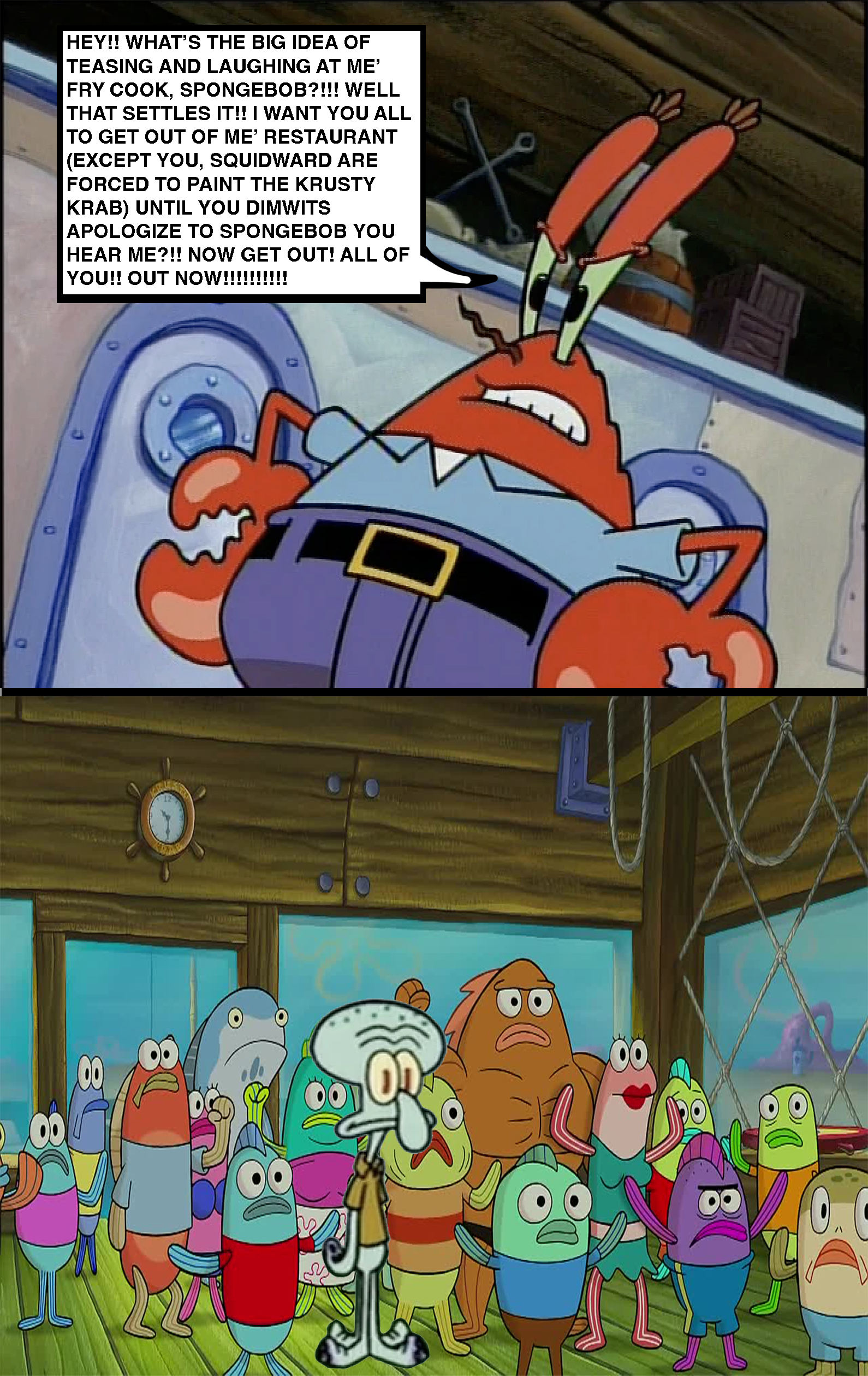 SpongeBob Quote of the Day on X: Please Mr Krabs, you gotta help