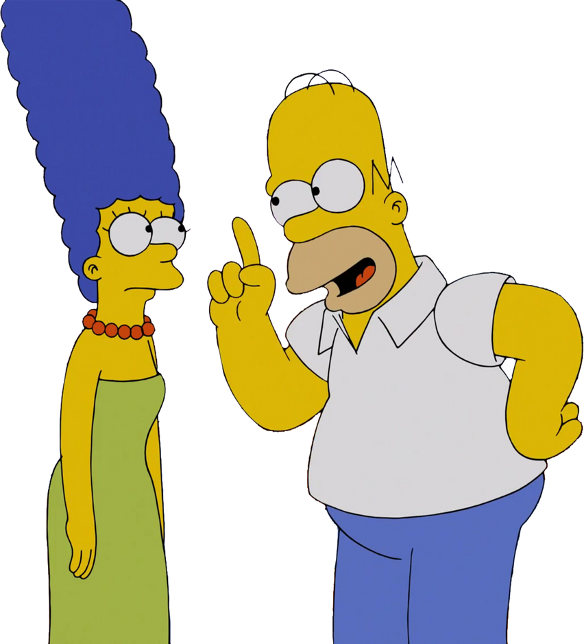 Homer and Marge Simpson vector 4 by HomerSimpson1983 on DeviantArt