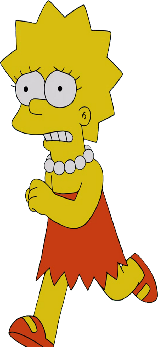 Lisa Simpson running vector by MrToonlover83 on DeviantArt