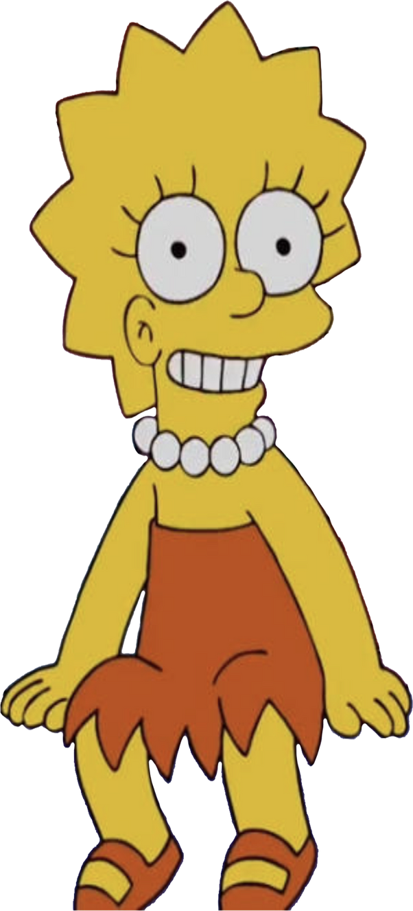 Lisa Simpson sitting vector 3 by MrToonlover83 on DeviantArt