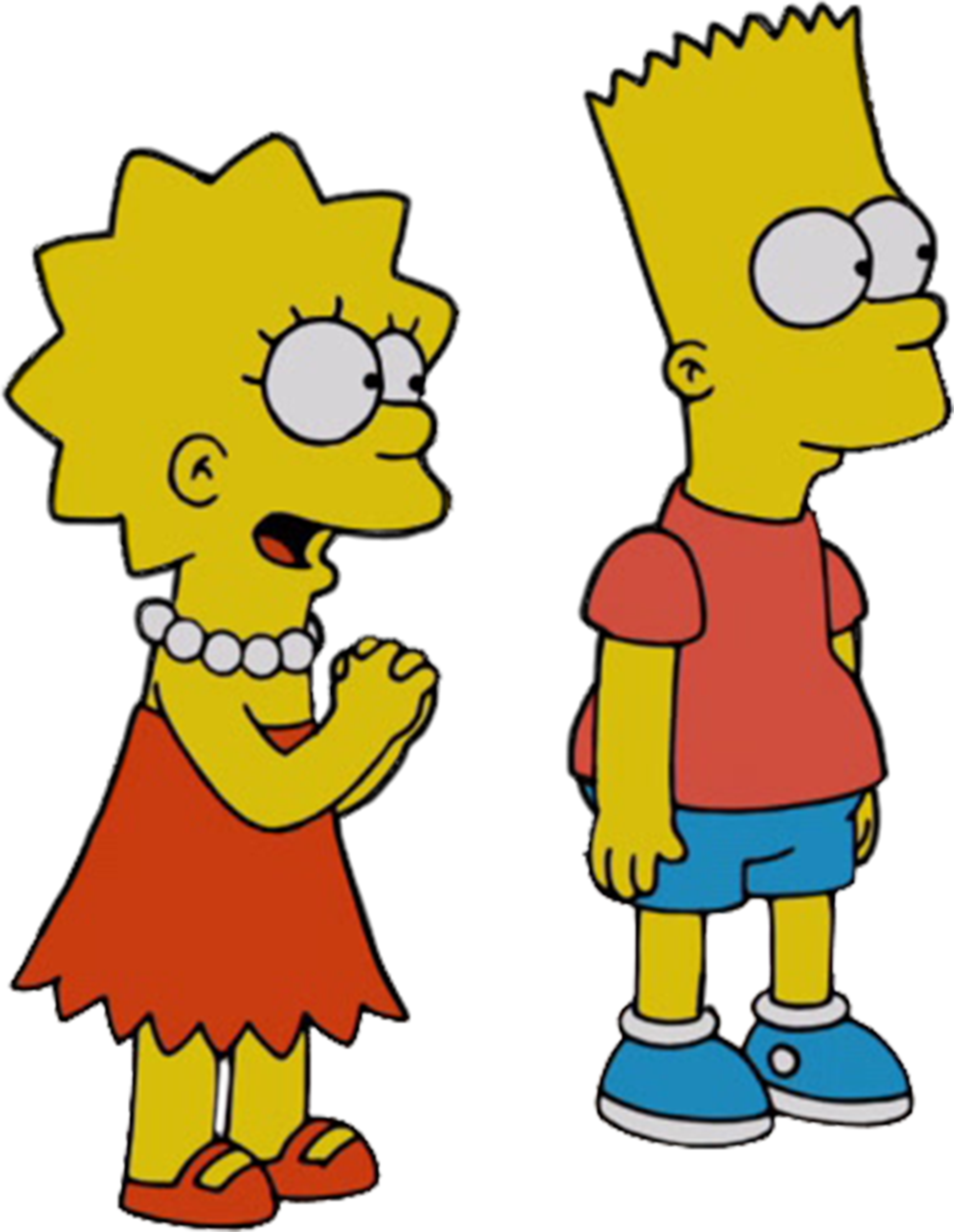 Bart and Lisa Simpson vector 3 by MrToonlover83 on DeviantArt