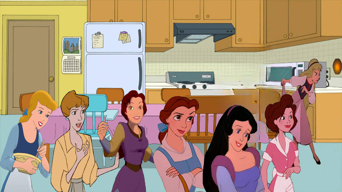 7 Girls in the kitchen by MrToonlover83 on DeviantArt