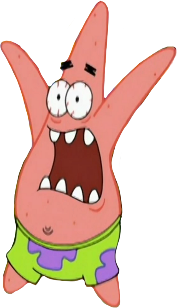 Patrick Star's gone insanely mad vector by MrToonlover83 on DeviantArt