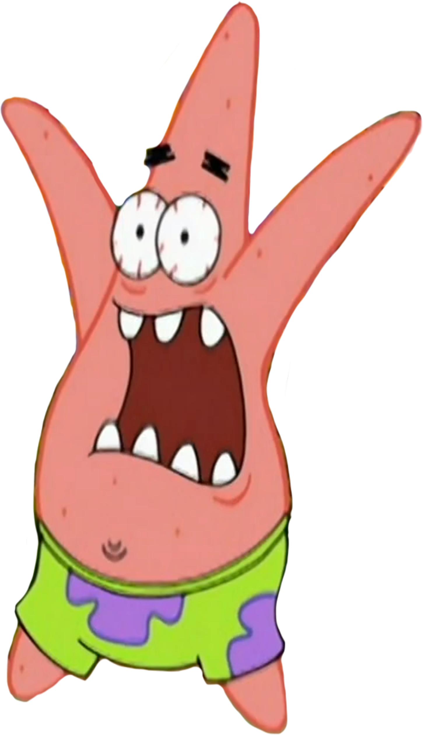 Patrick Star's gone insanely mad vector by MrToonlover83 on DeviantArt