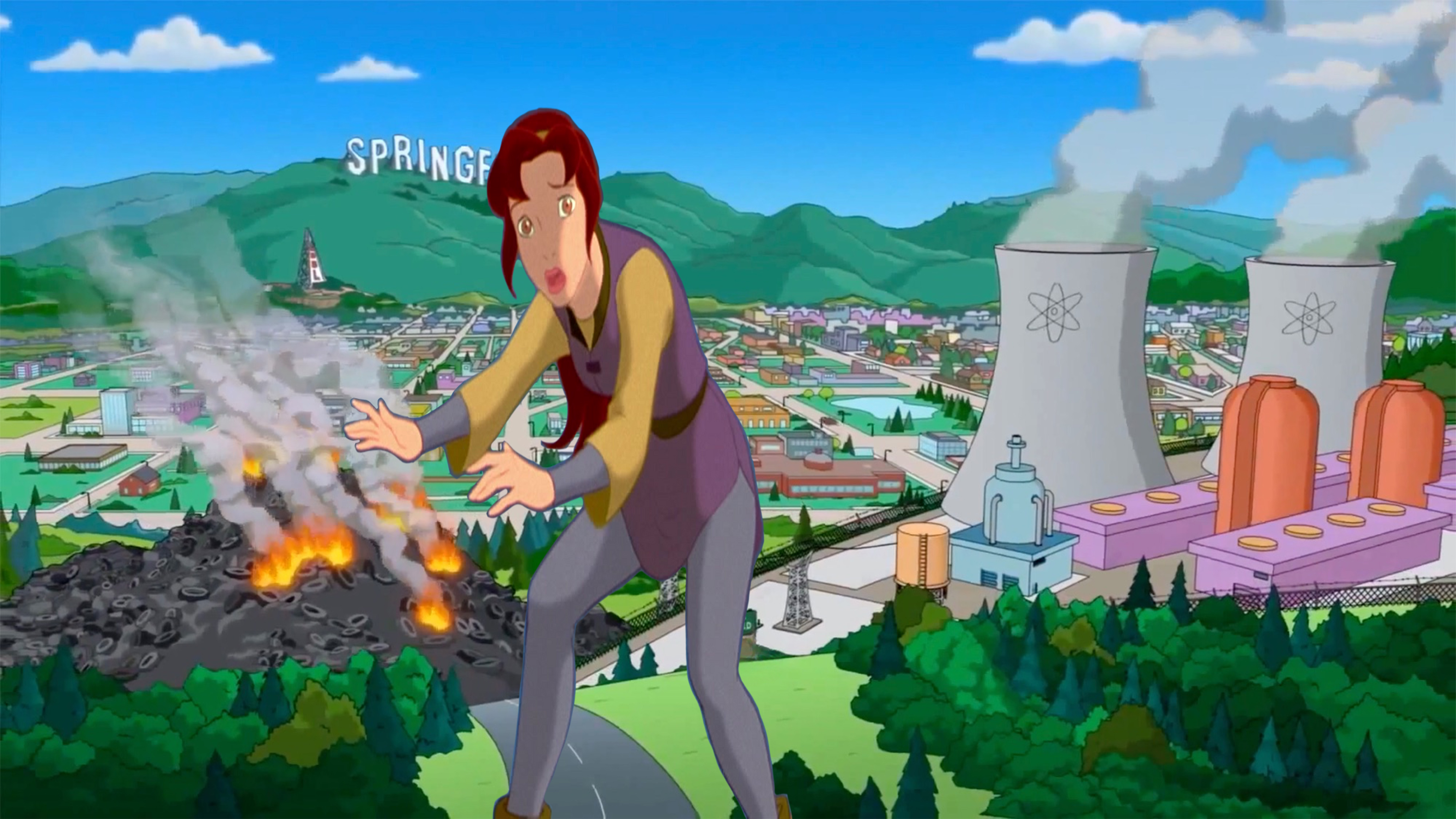 Giantess Kayley in Springfield by MrToonlover83 on DeviantArt