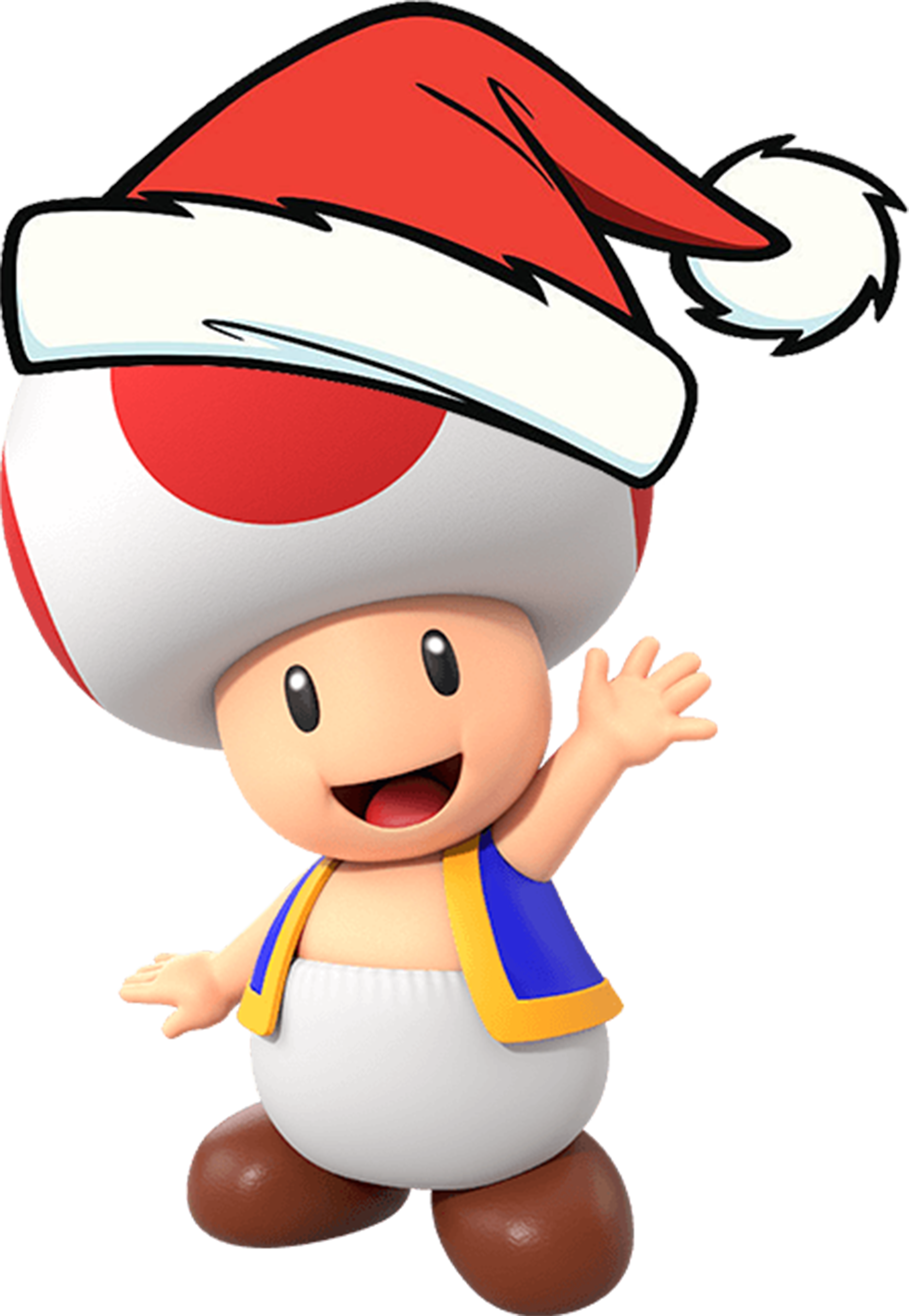 Toad wearing a Santa hat by MrToonlover83 on DeviantArt