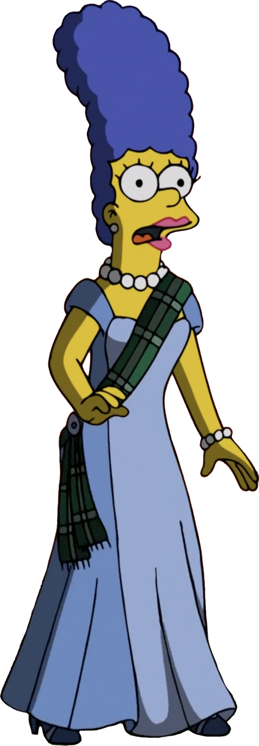 Marge Simpson in her Celtic dress vector by HomerSimpson1983 on DeviantArt