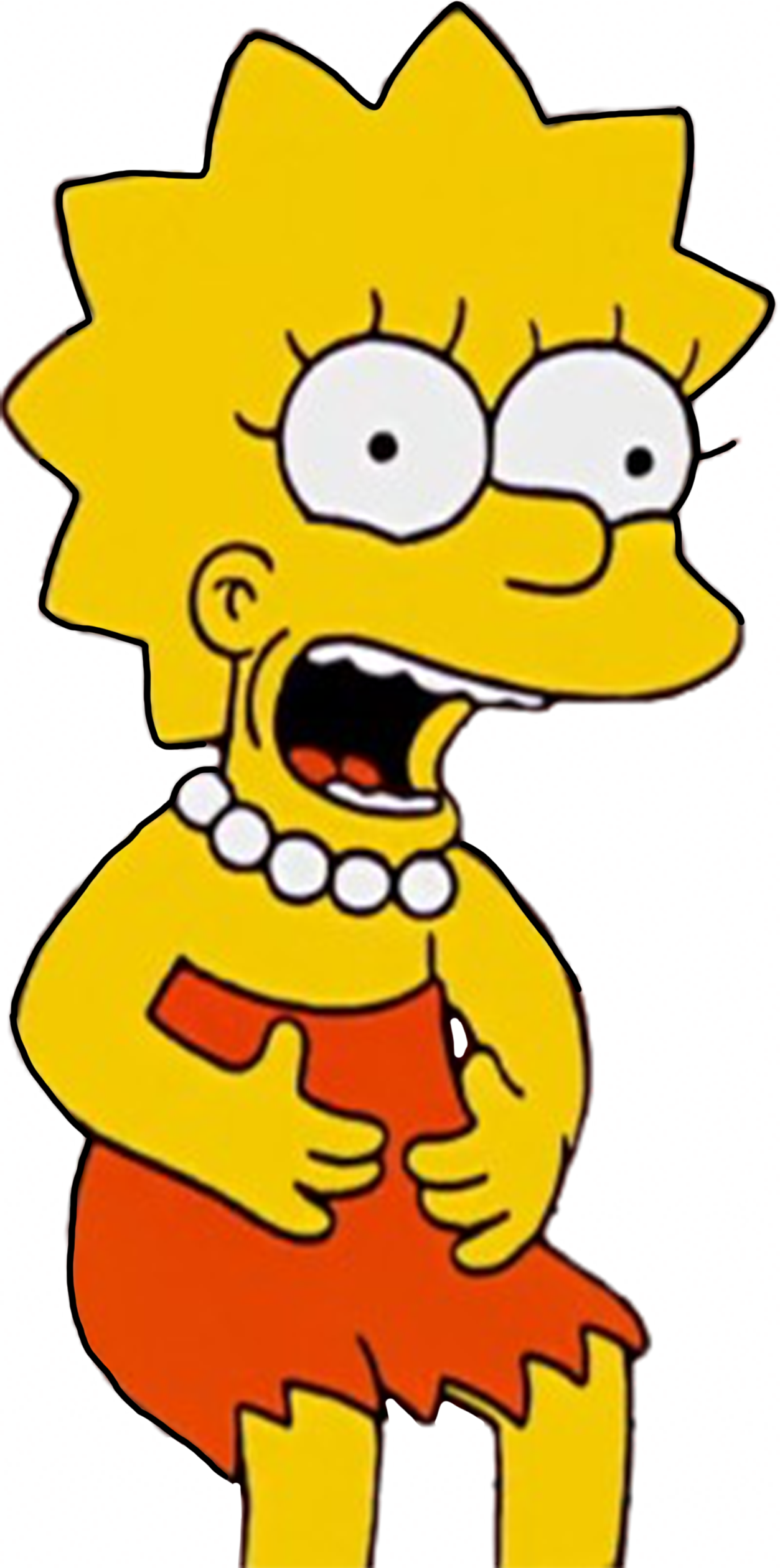 Lisa Simpson laughing vector by MrToonlover83 on DeviantArt