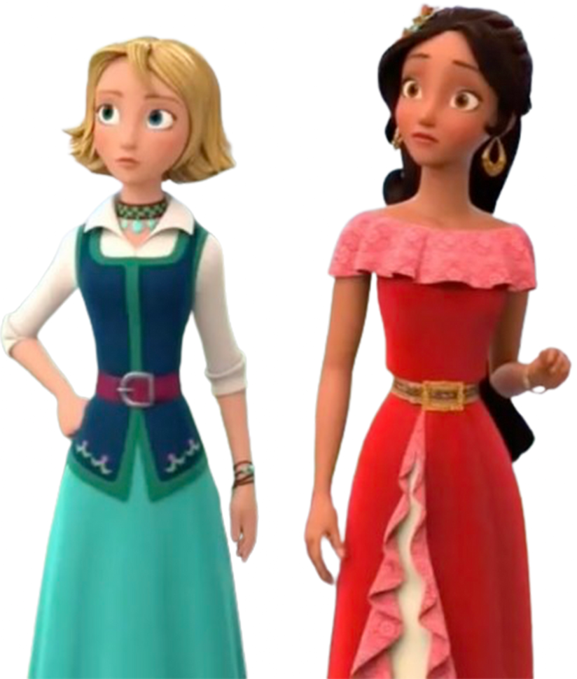 Elena and Naomi vector by MrToonlover83 on DeviantArt