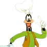 Chef Goofy's got an idea vector