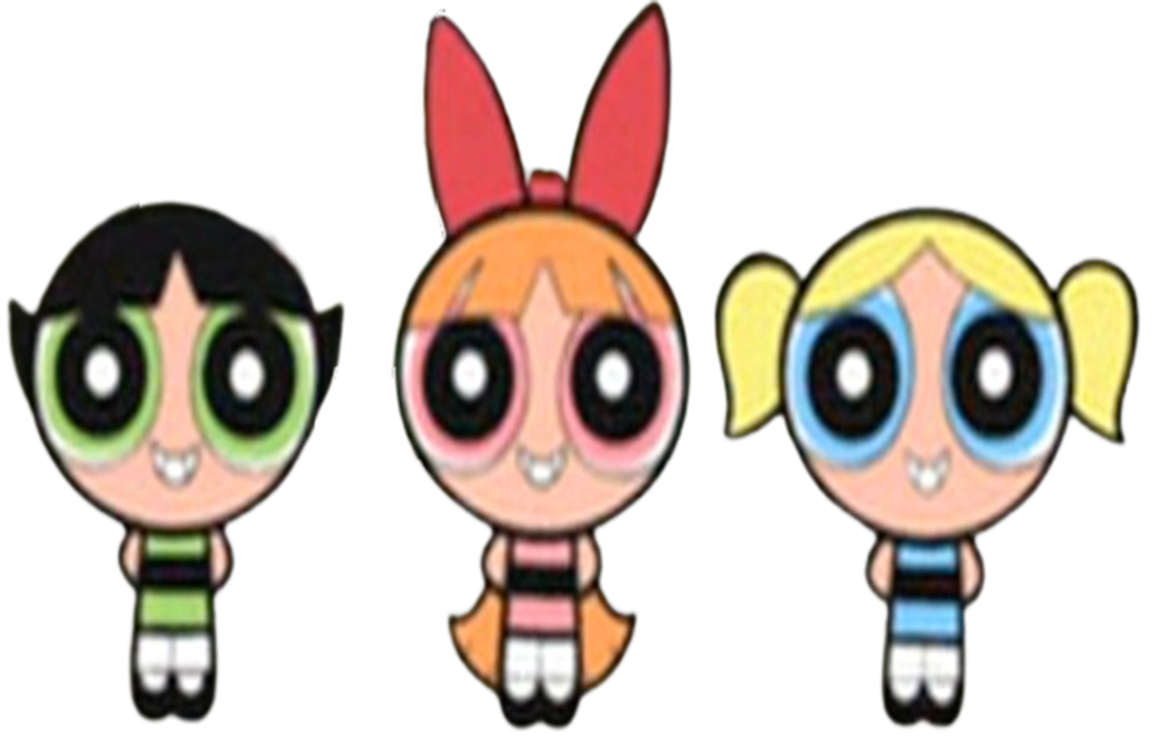 The Powerpuff Girls smiling vector by IloveToonssomuch on DeviantArt