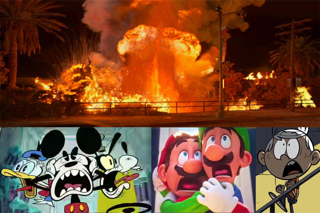 Super Mickey Loud Bros screams at Volcano scene by MrToonlover83 on ...