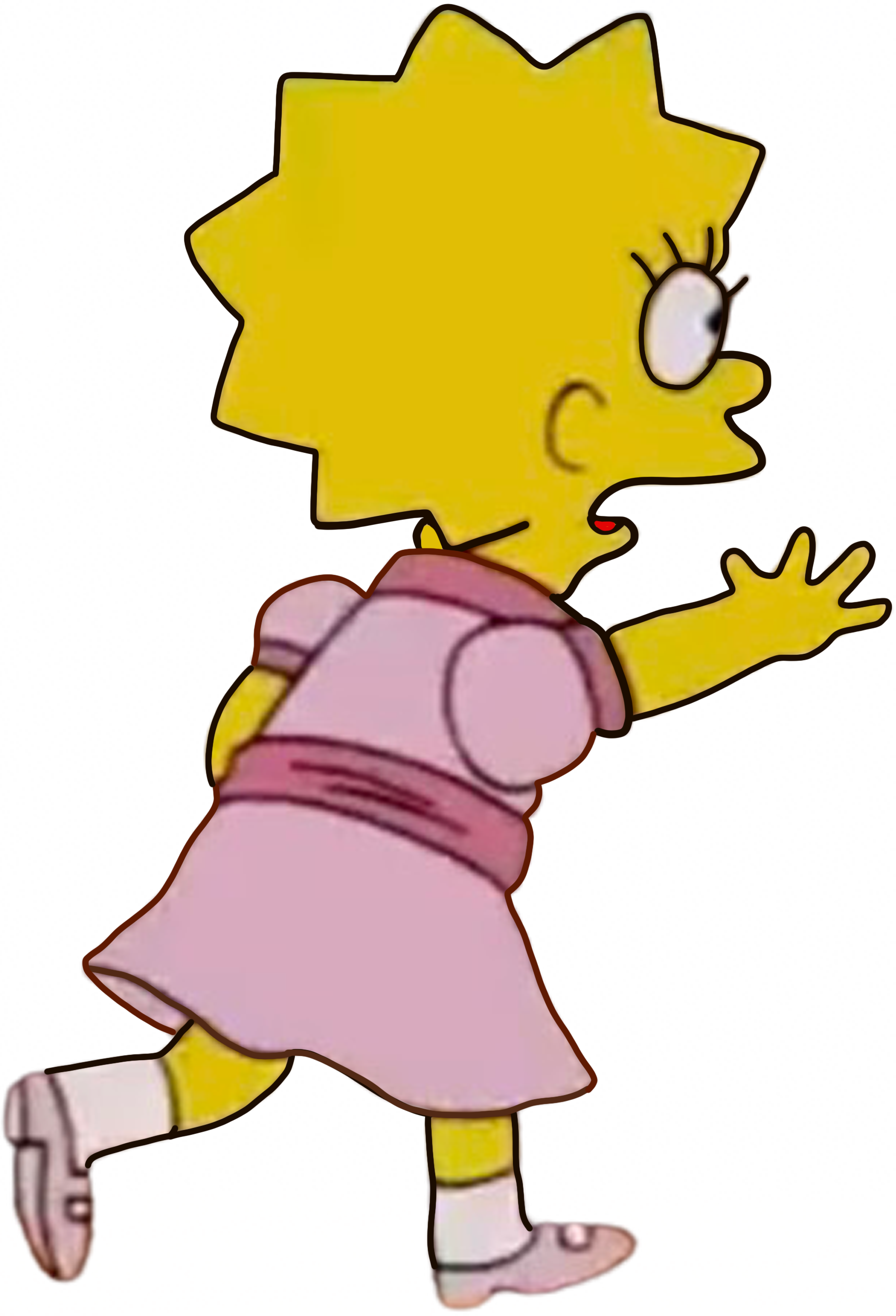 lisa simpson pink dress Pink Dress Lisa. Lisa wearing her pink dress. Wallpaper and background ... #summer