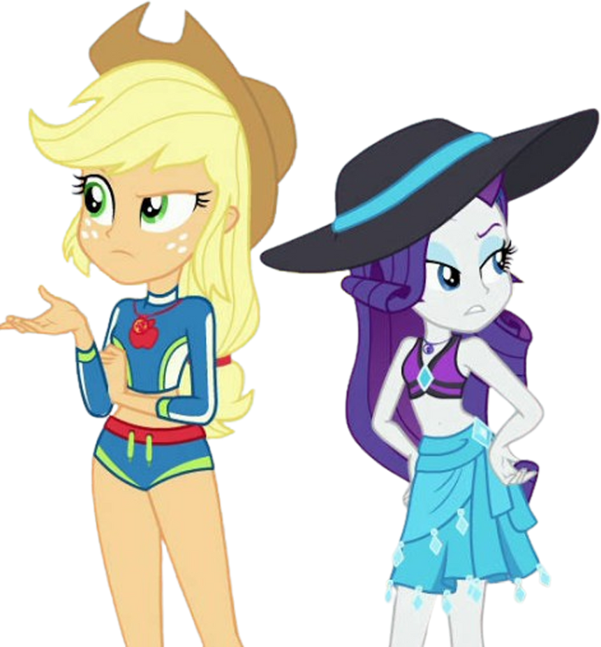 Mlp Aj Restyle AJ and R (EG) vector 2 by MrToonlover83 on DeviantArt