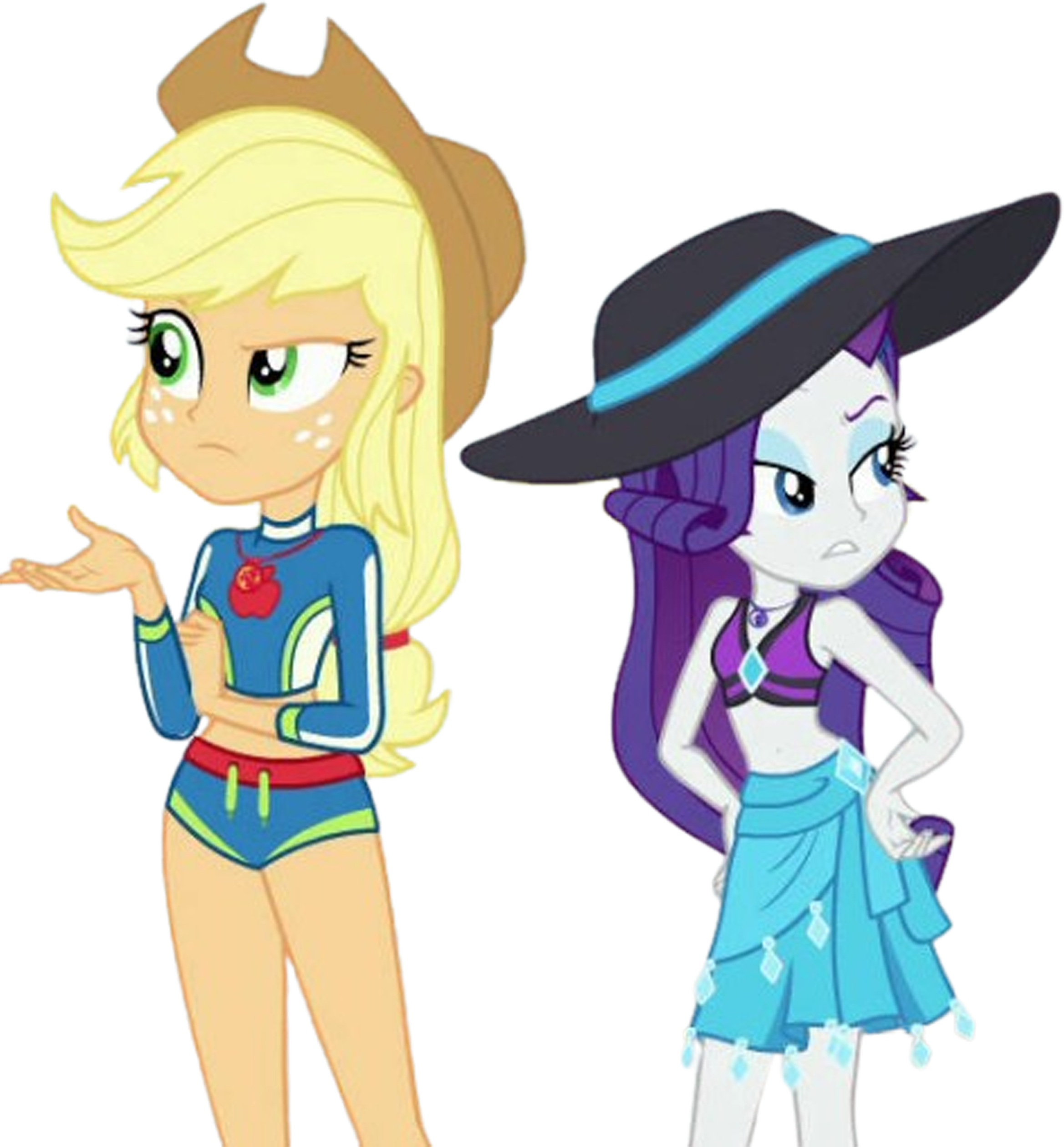 Aj Rd Mlp AJ and R (EG) vector 2 by MrToonlover83 on DeviantArt