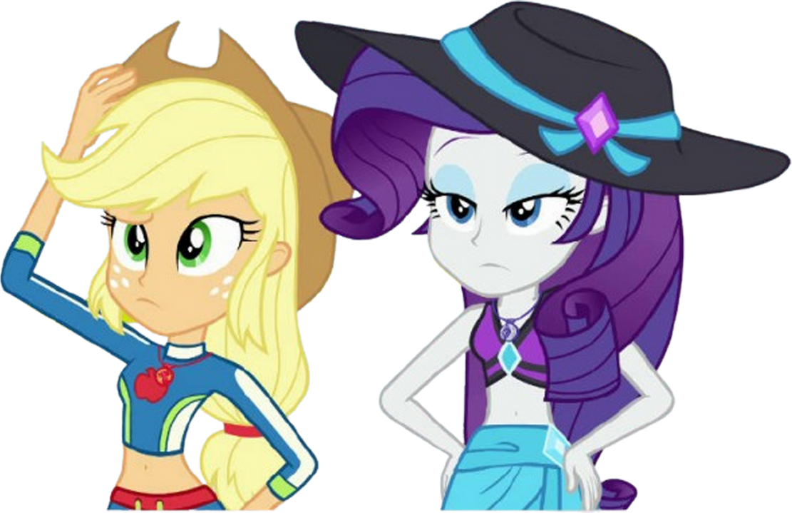 Mlp Aj Restyle AJ and R (EG) vector 4 by MrToonlover83 on DeviantArt