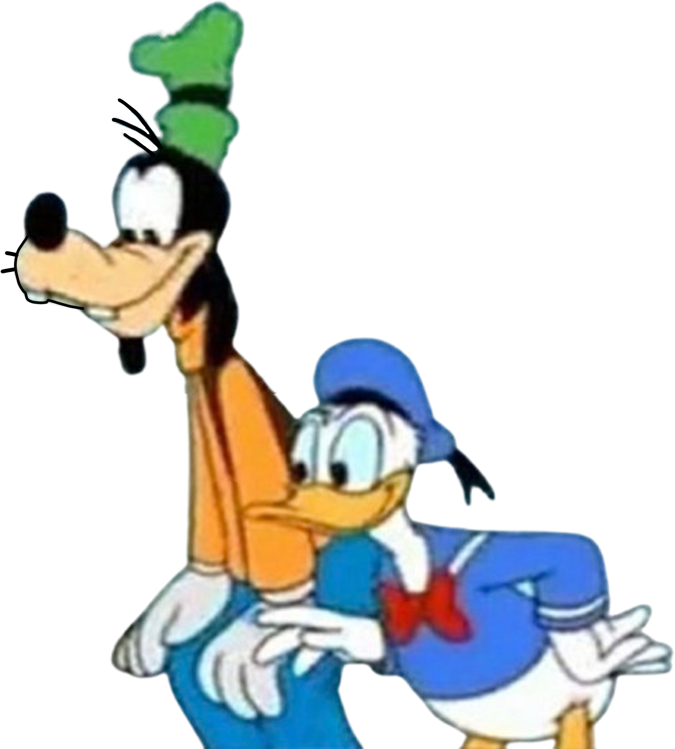 Gooby Donald Goofy and Donald Duck vector by IloveToonssomuch on DeviantArt