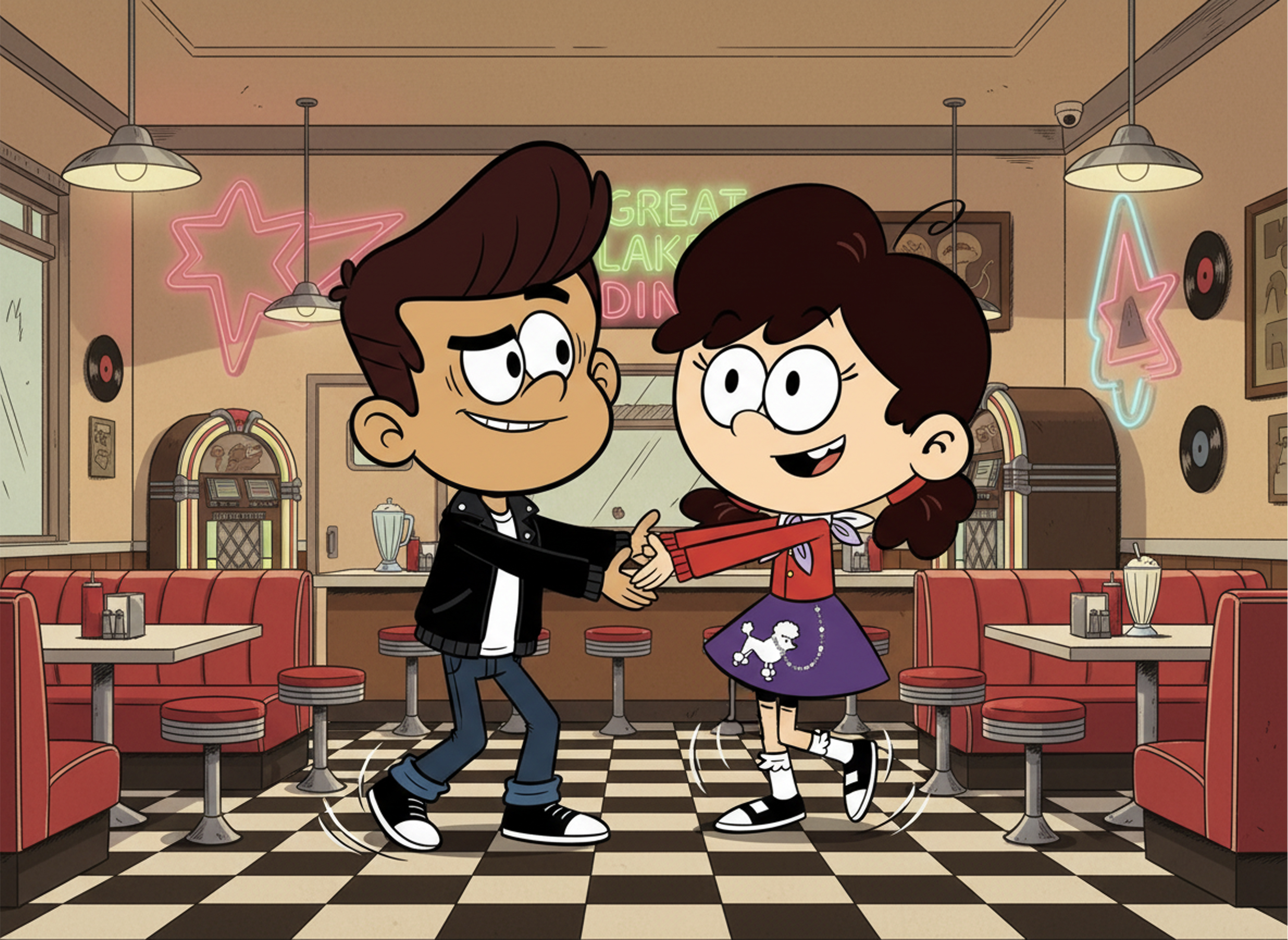 Dancing Carl Carl and Adelaide dancing to the 50s music by IloveToonssomuch on ...