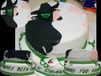 Wicked Birthday Cake by DEspirit-Designs