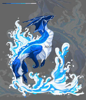 CLOSED AUCTION Water dragon 