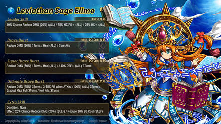 Brave Frontier - Leviathan Sage Elimo