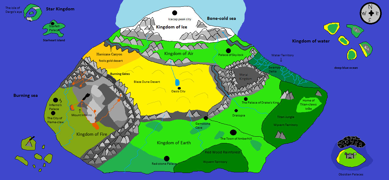 Dragon Map by Firestormdragon35 on DeviantArt