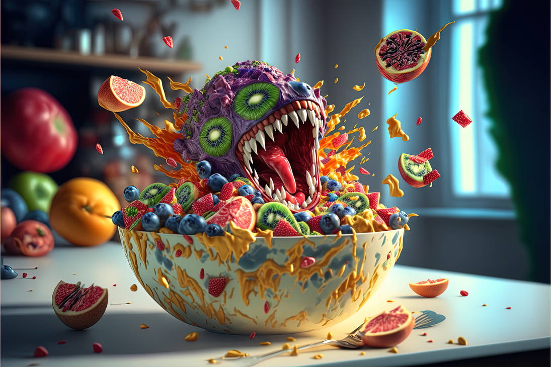 Evil Fruit Salad 5a- by CosmicBlessedWithEye on DeviantArt