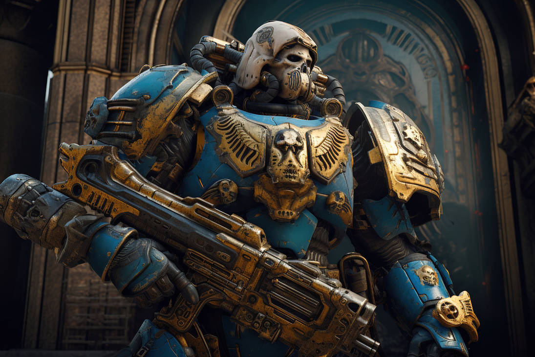WarHammer 40K Blue Guard Concept art 2 by CosmicBlessedWithEye on ...