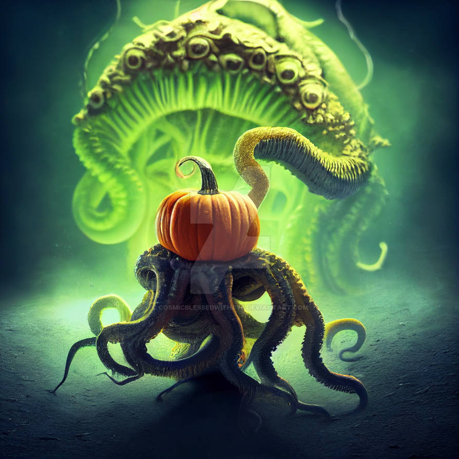 A Lovecraftian Halloween by CosmicBlessedWithEye on DeviantArt