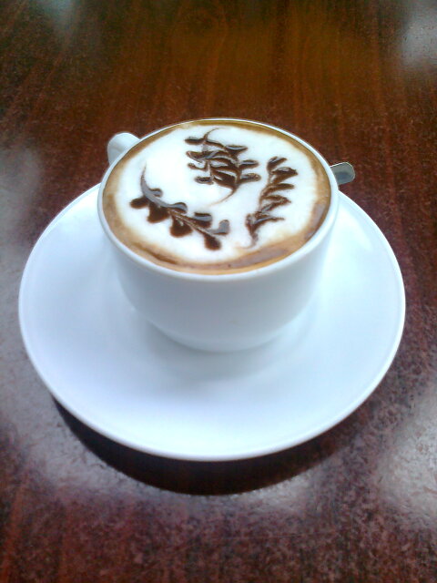 Cappuccino Art from the Museum