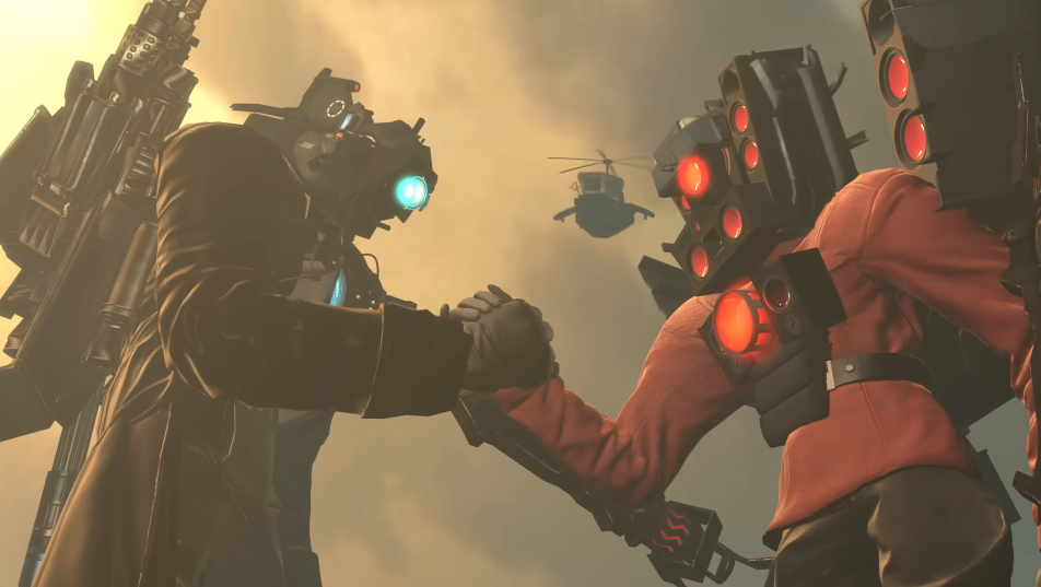 Titan Cameraman And Titan Speakerman Handshake By MrNexaliusDA On titan-cameraman-and-titan-speakerman-handshake-by-mrnexaliusda-on