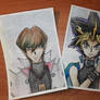 yu gi oh painted stickers 