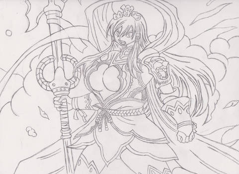 Erza Scarlet in her Nakagami Armor (W.I.P