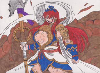 ~Finished~ Erza Scarlet in her Nakagami Armor