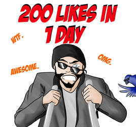 200 likes in one day !