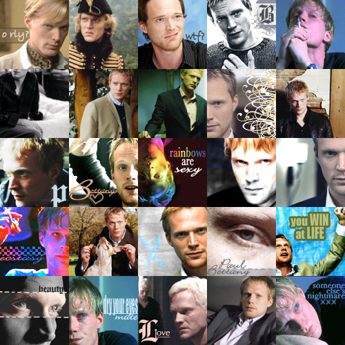 Paul Bettany Icon Collage