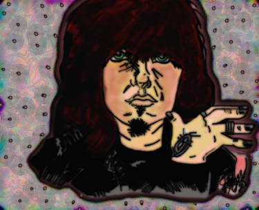 Nikki Sixx Portrait Colors