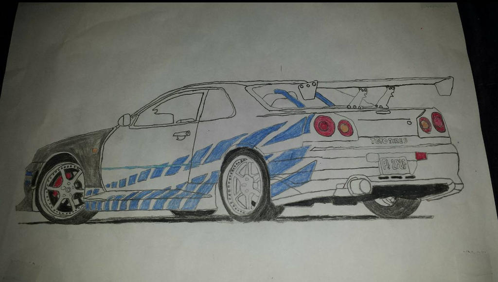 Nissan skyline R34 by MRCOOLGUY22 on DeviantArt
