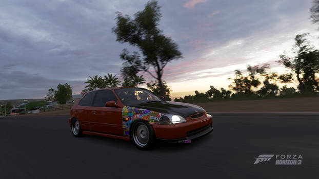 EK9 at Sunset