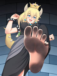 Bowsette's Stomp - dirty feet