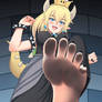 Bowsette's Stomp - dirty feet