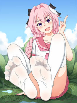 Giant Astolfo! - white stockings