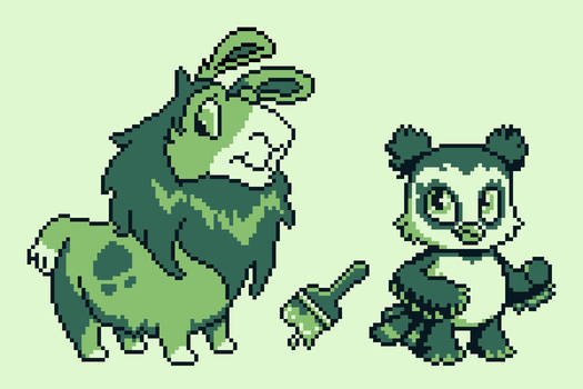 8 Bit Neopets Vandagyre and Gnorbu