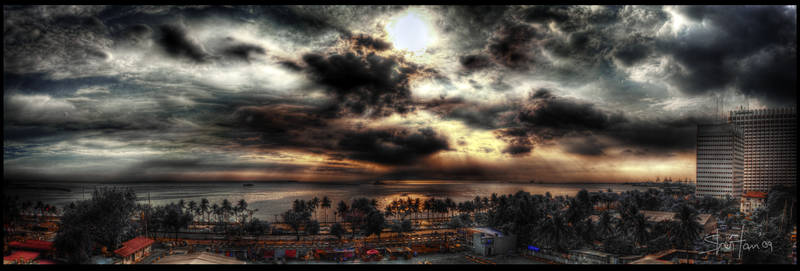 manila bay view panorama