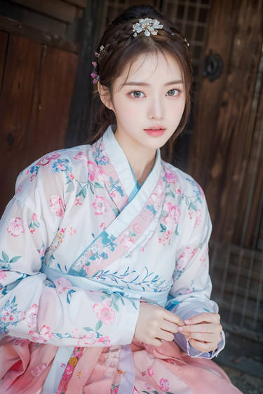 [4K AI ART] Korean Hanbok fashion 7