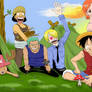 One Piece camp colored