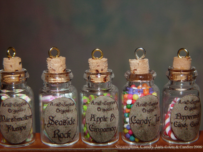 Steampunk Candy Jars