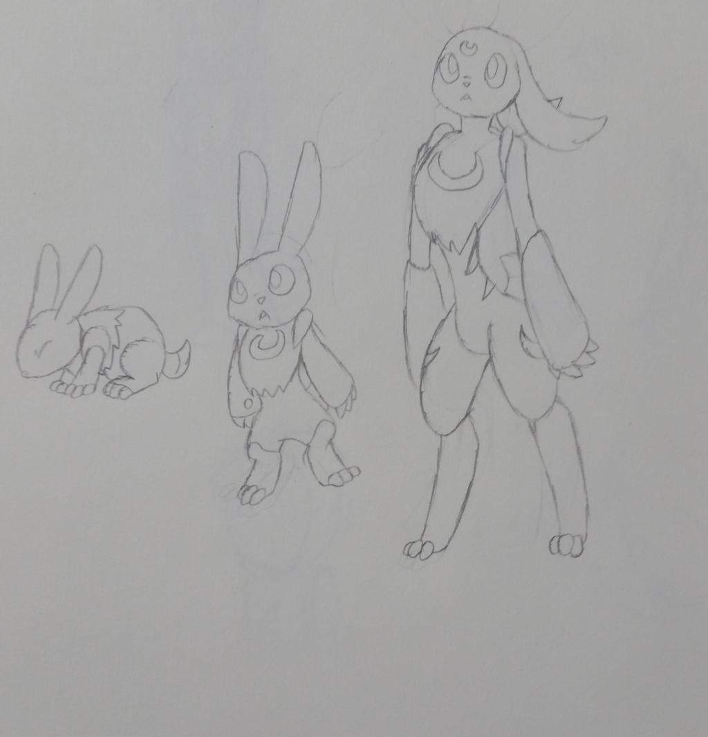 Moon Rabbit Fakemon by Irradiated-Imp on DeviantArt
